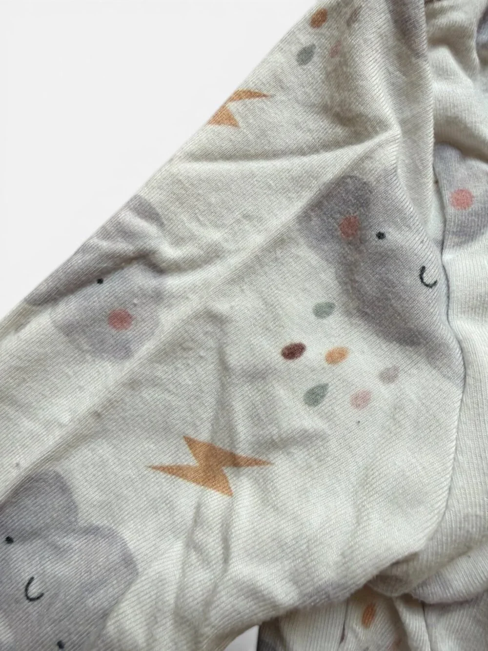 Caden Lane Bamboo Toddler Pajamas – Cloud Print – Size 2T